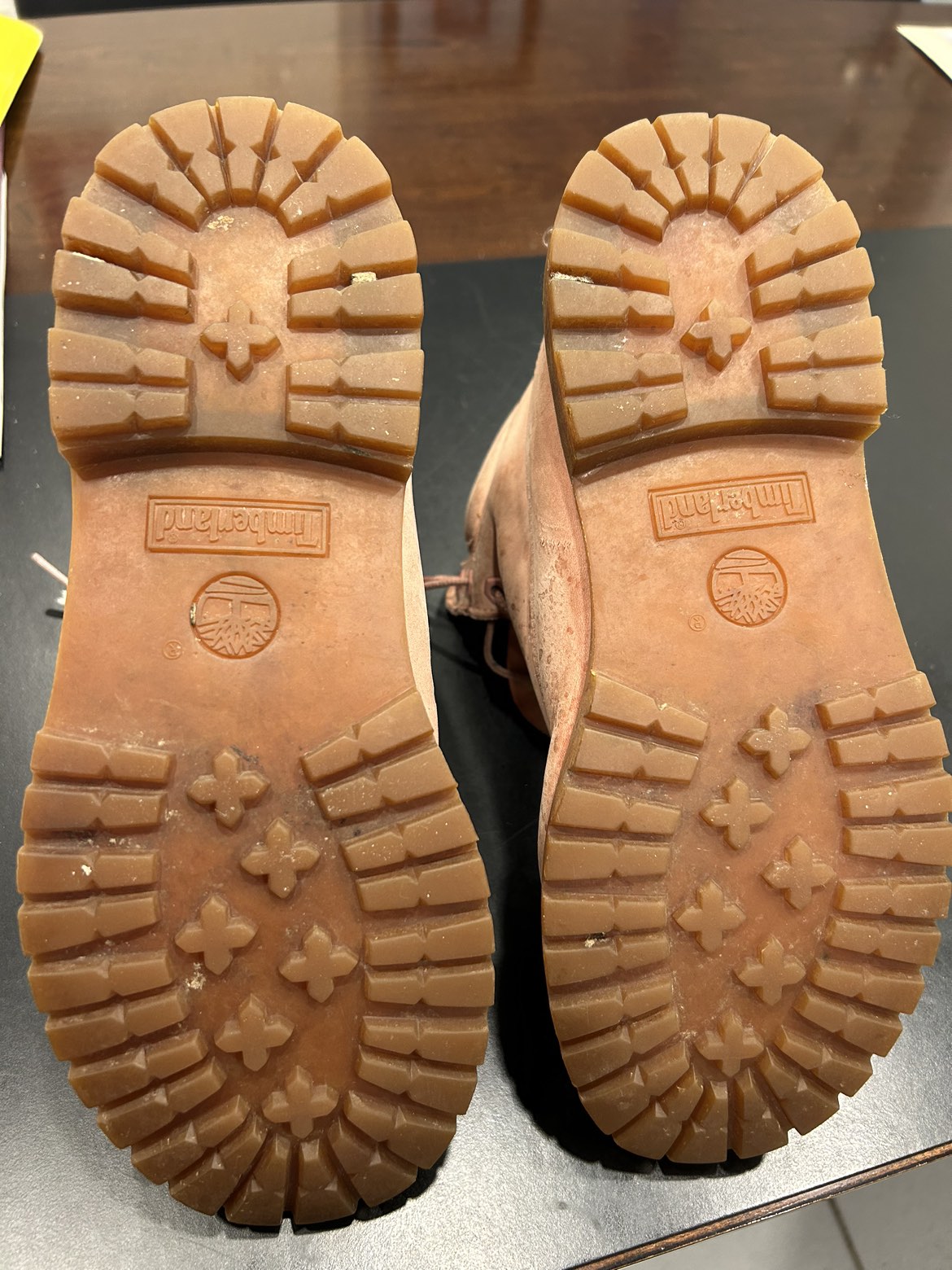 Timberland pink sz 10 - $40 image indicator(3)