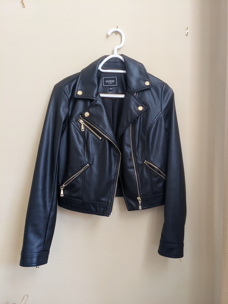 Guess faux leather jacket - woman size S black - photo 2