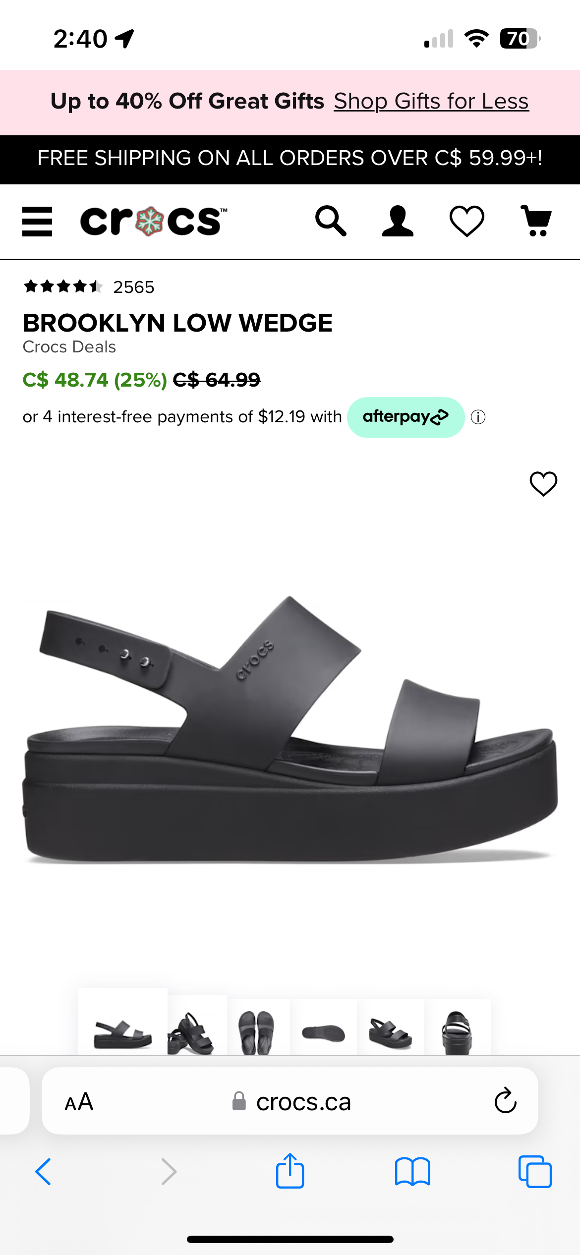 Crocs - Brooklyn low wedge - photo 2