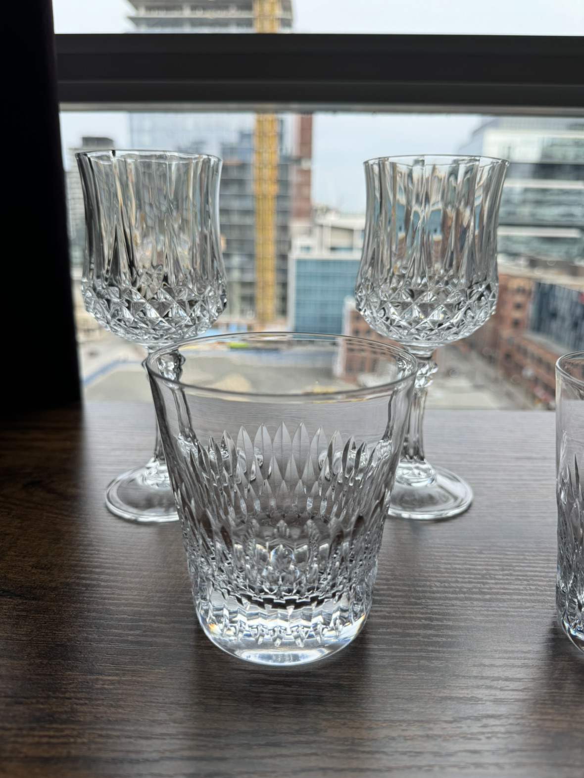 Crystal wine glasses (only wine glasses) thumbnail