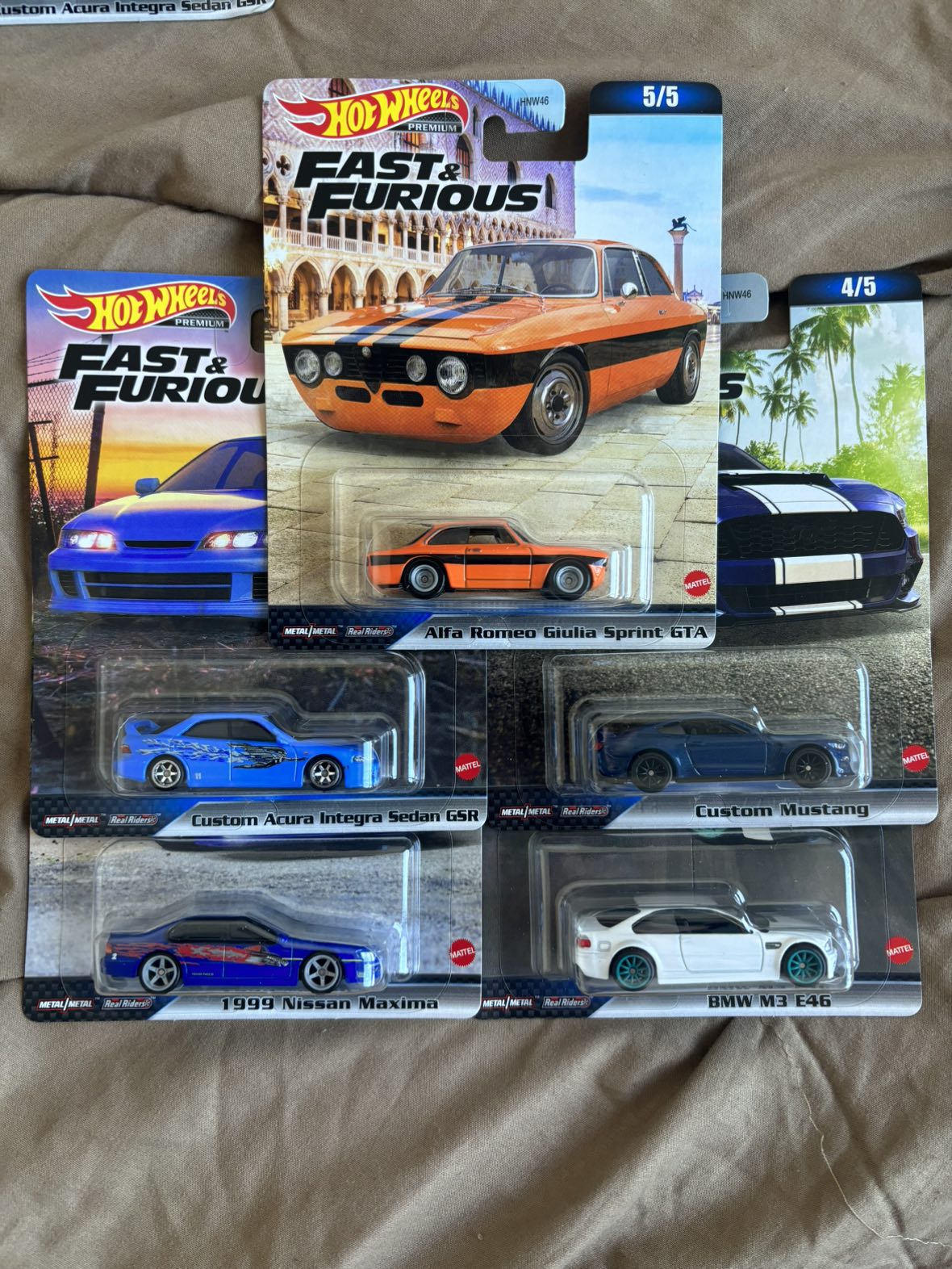 Hot Wheels Premium 2023 Fast & Furious [C Case] SET