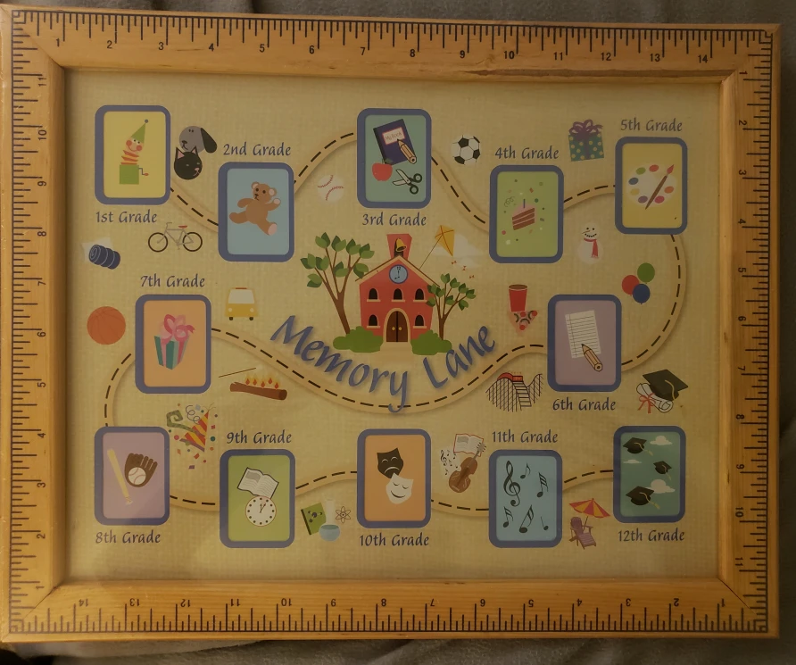 Memory Lane School Years Photo Frame❄ - photo 3
