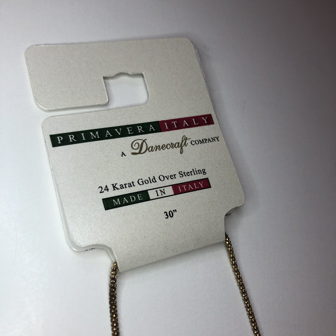 24k Gold Over Sterling Silver 30” Popcorn Chain - photo 3