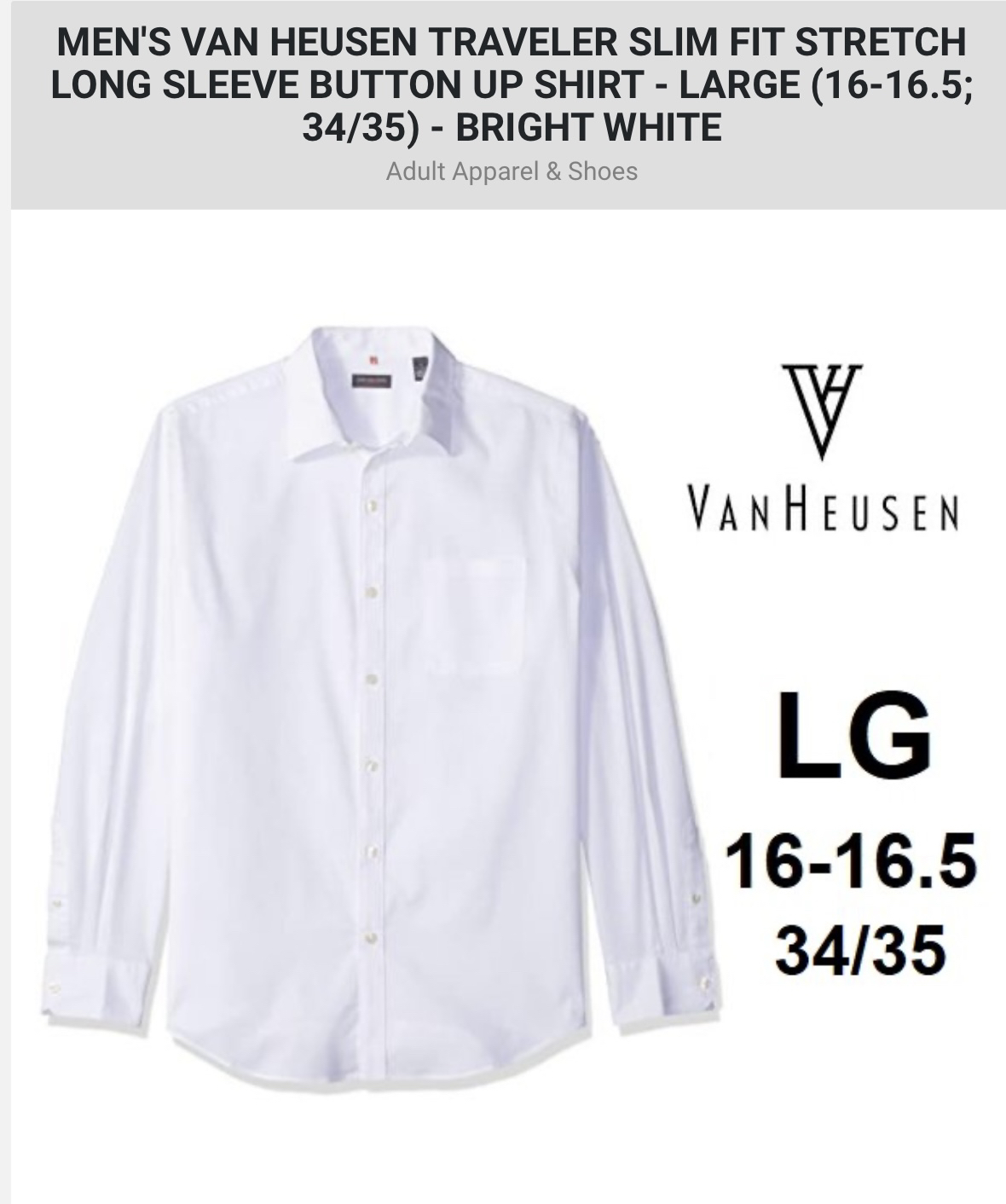Mens Long sleeve button up shirt thumbnail