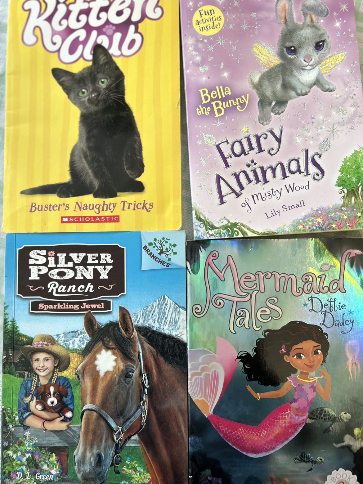 Tween books - pony, kittens, mermaid