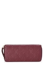 LV clemence wallet in burgundy image indicator(2)