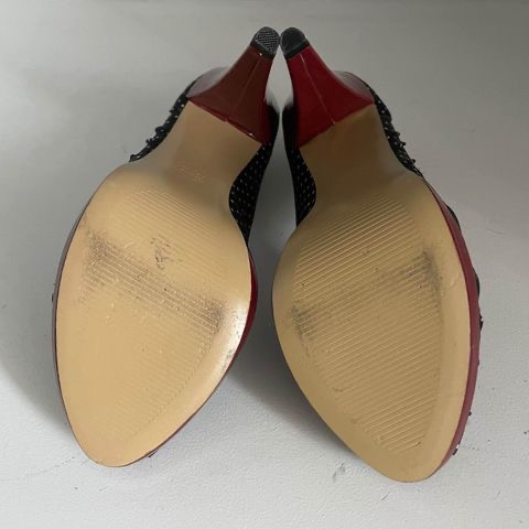 NEW Steve Madden Polka Dot Heels (size 7) image indicator(4)