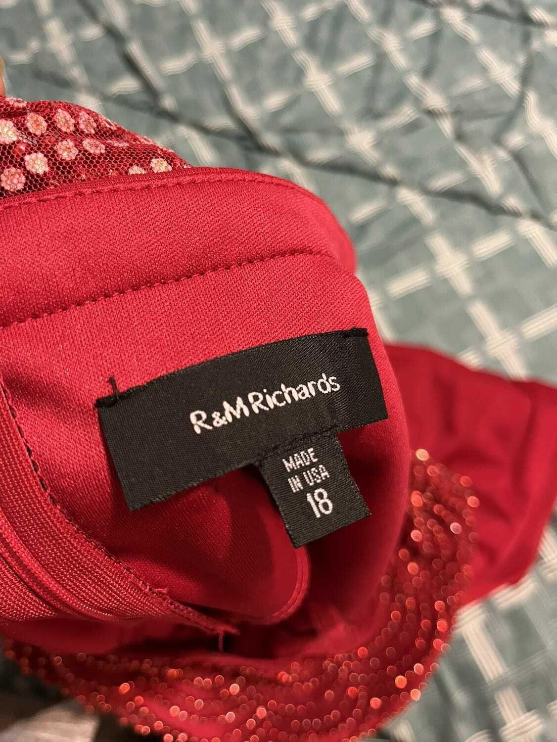 R&M Richards Red Short Dress - photo 3