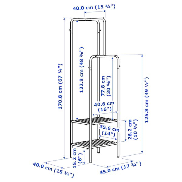 IKEA NIKKEBY clothes rack - photo 3