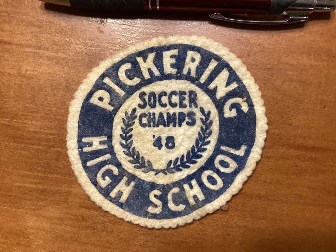 1948 PICKERING HIGH SCHOOL SOCCER CHAMPS crest