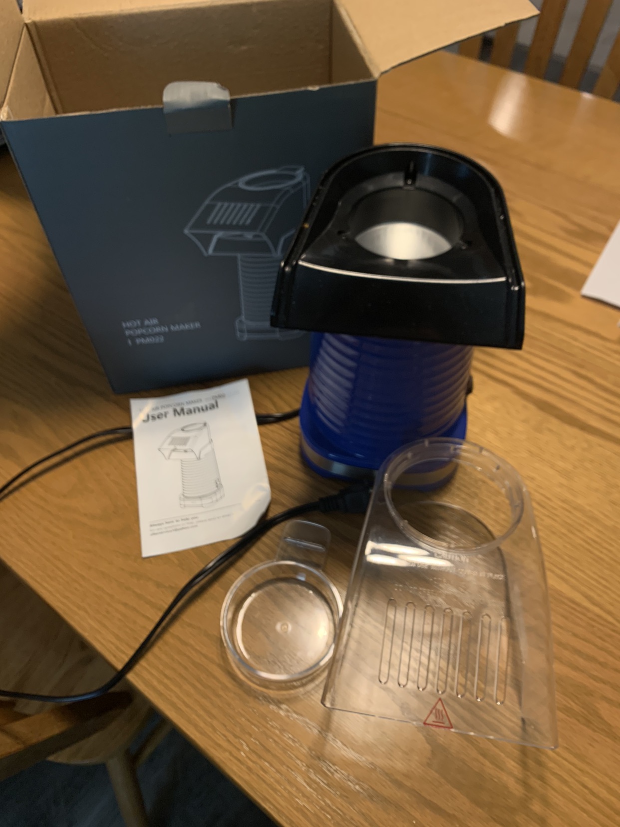 Hot air popcorn maker image indicator(9)