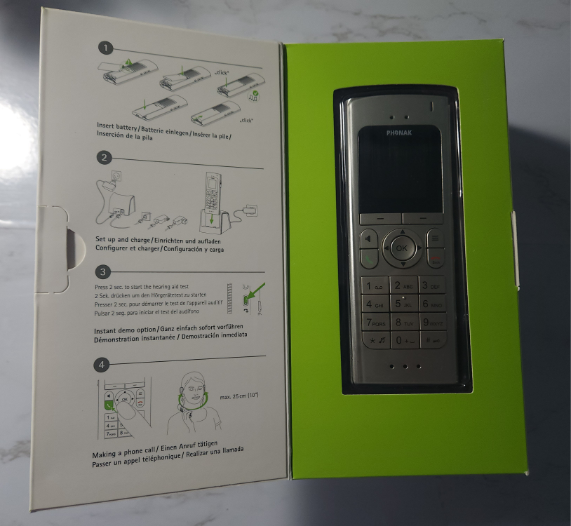 Phonak DECT ii Cordless Phone thumbnail