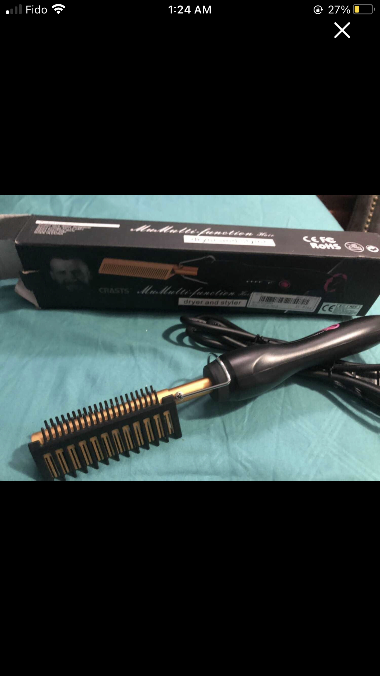 Electric straightener and dryer image indicator(3)