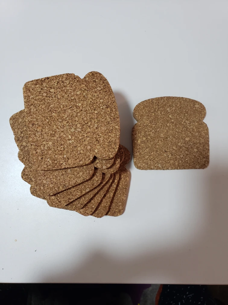 Toast shaped coasters thumbnail