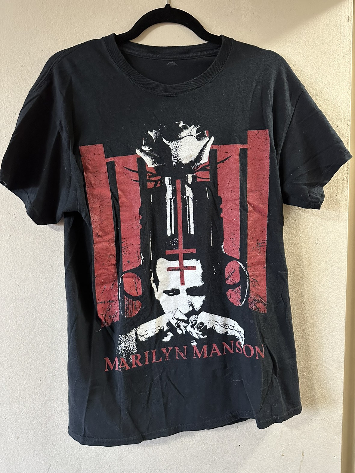 Bootleg Marilyn Manson T-Shirt - Size: Medium