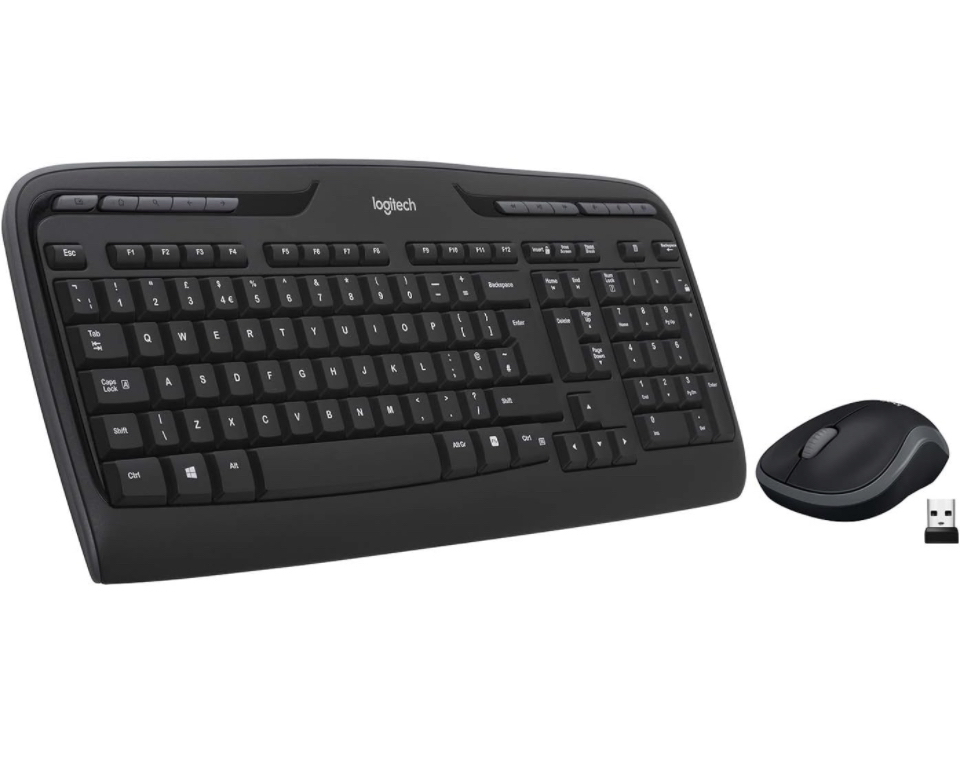 Logitech wireless keyboard and mouse set thumbnail