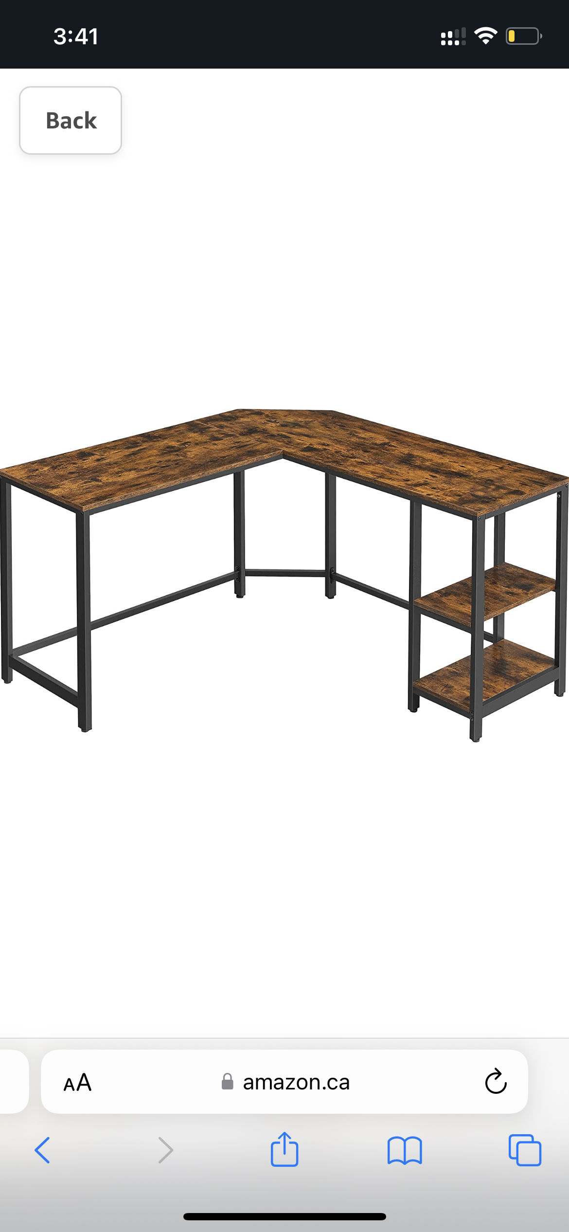 L-Shaped Computer desk thumbnail