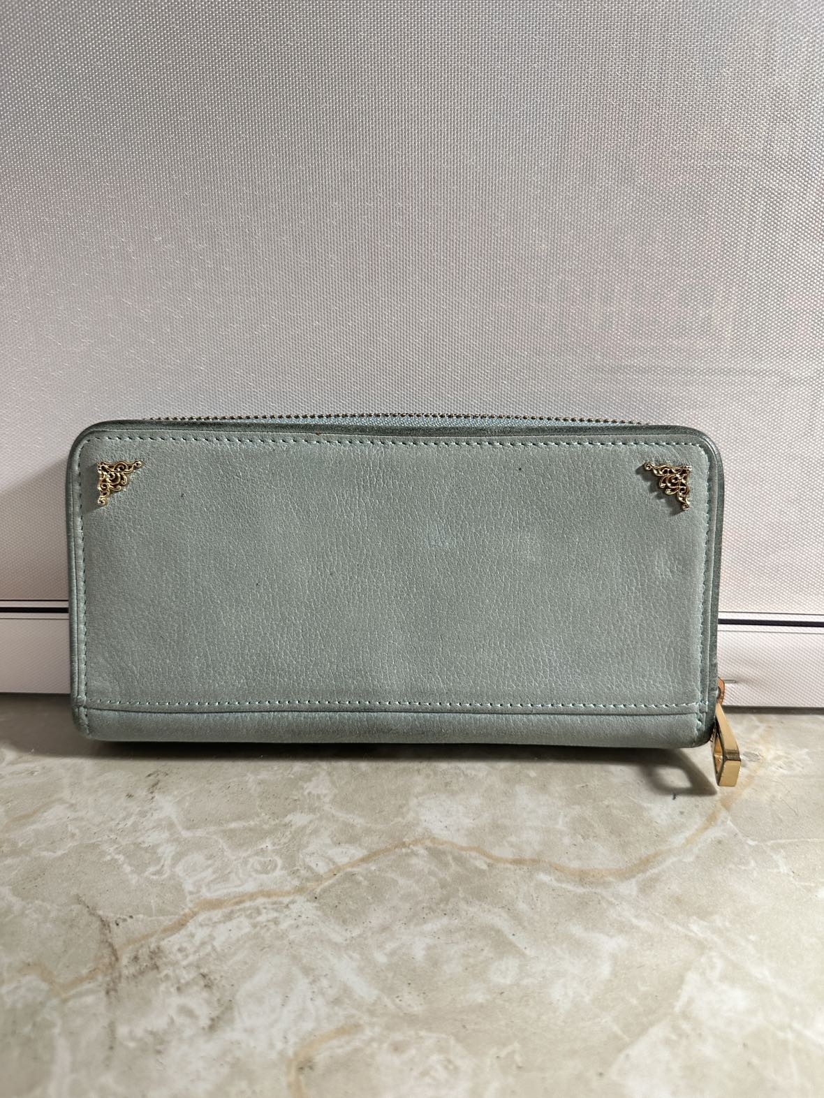 Leather Zip Wallet - photo 2