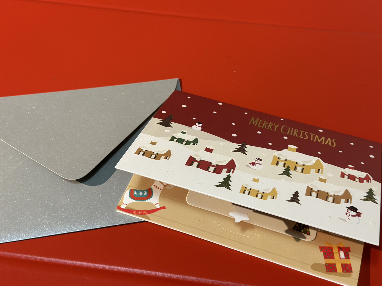 Christmas card 3D beautiful - photo 5