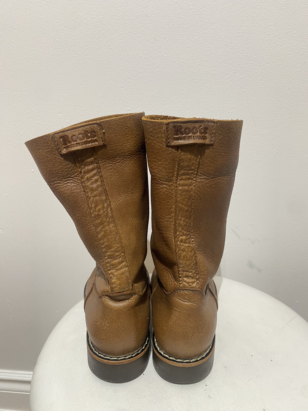Roots Roll Over Boot 100% Italian Vintage Tribe Leather - photo 3