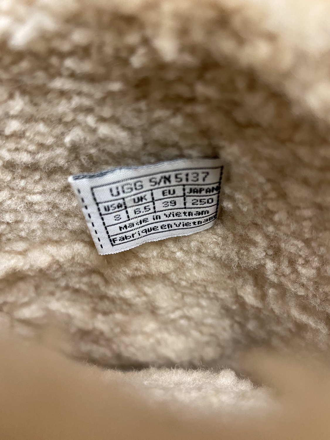 UGG Beige Winter Boots Size 8 image indicator(6)