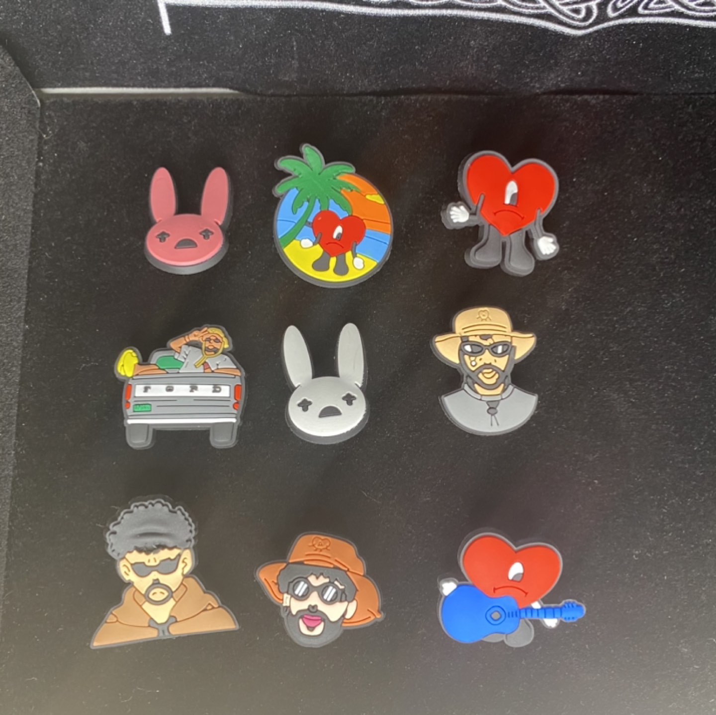 Bad Bunny Charm bracelet and Croc Charm bundle