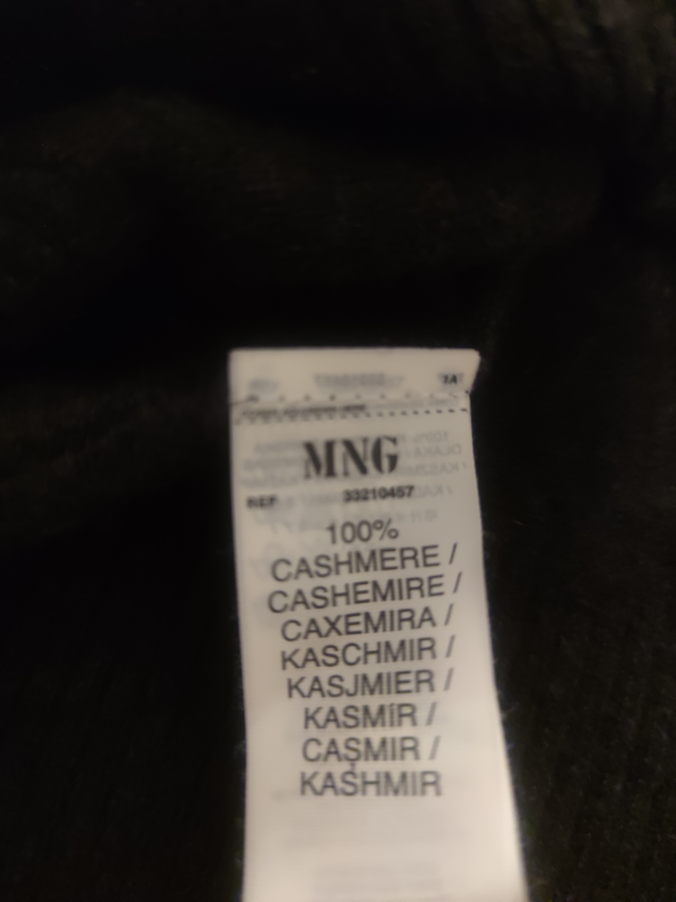 Black Mango Sweater %100 Cashmere Small - photo 3