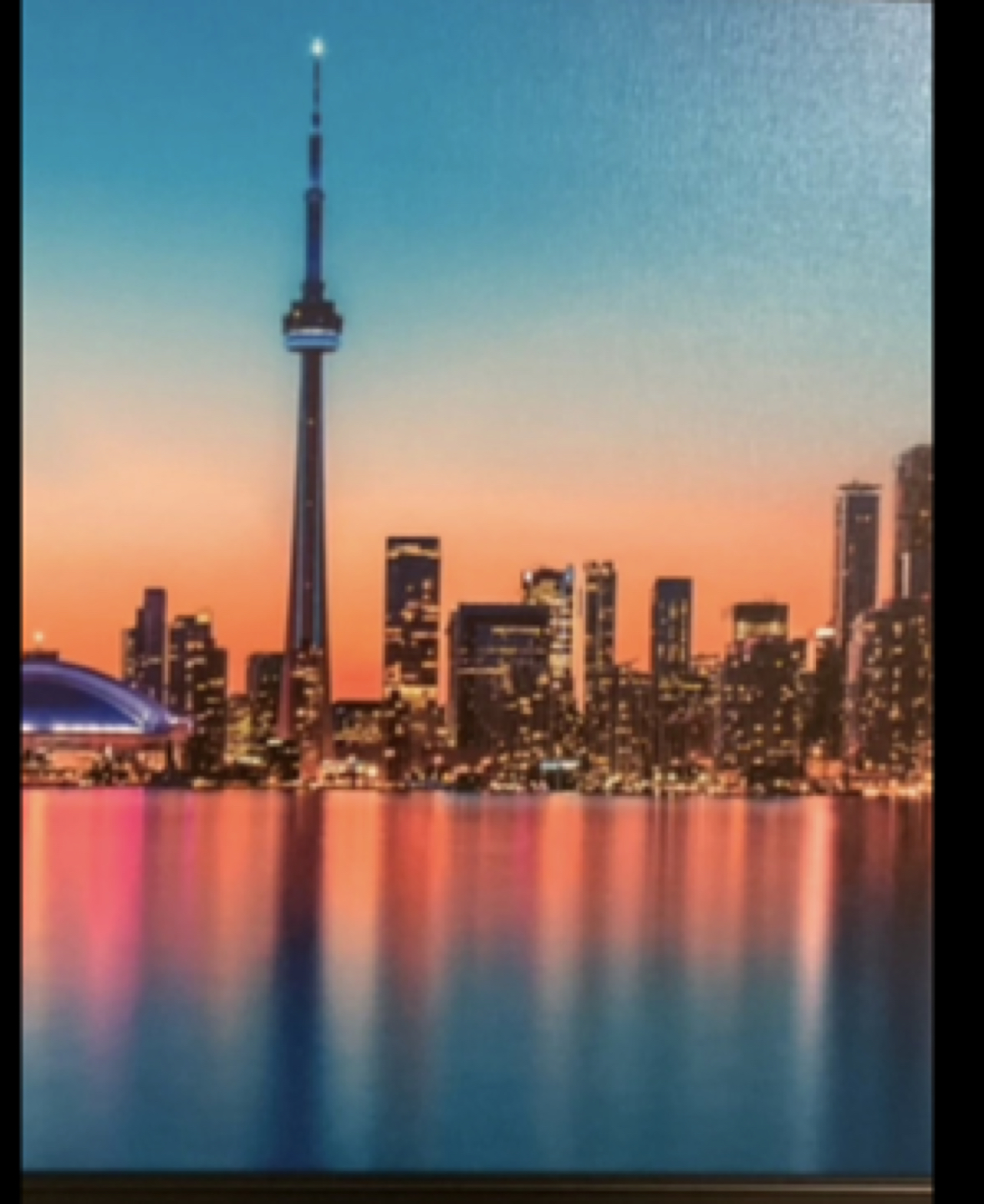 ⭐️ ⭐️ Brand New Beautiful Toronto Skyline Picture Frame -