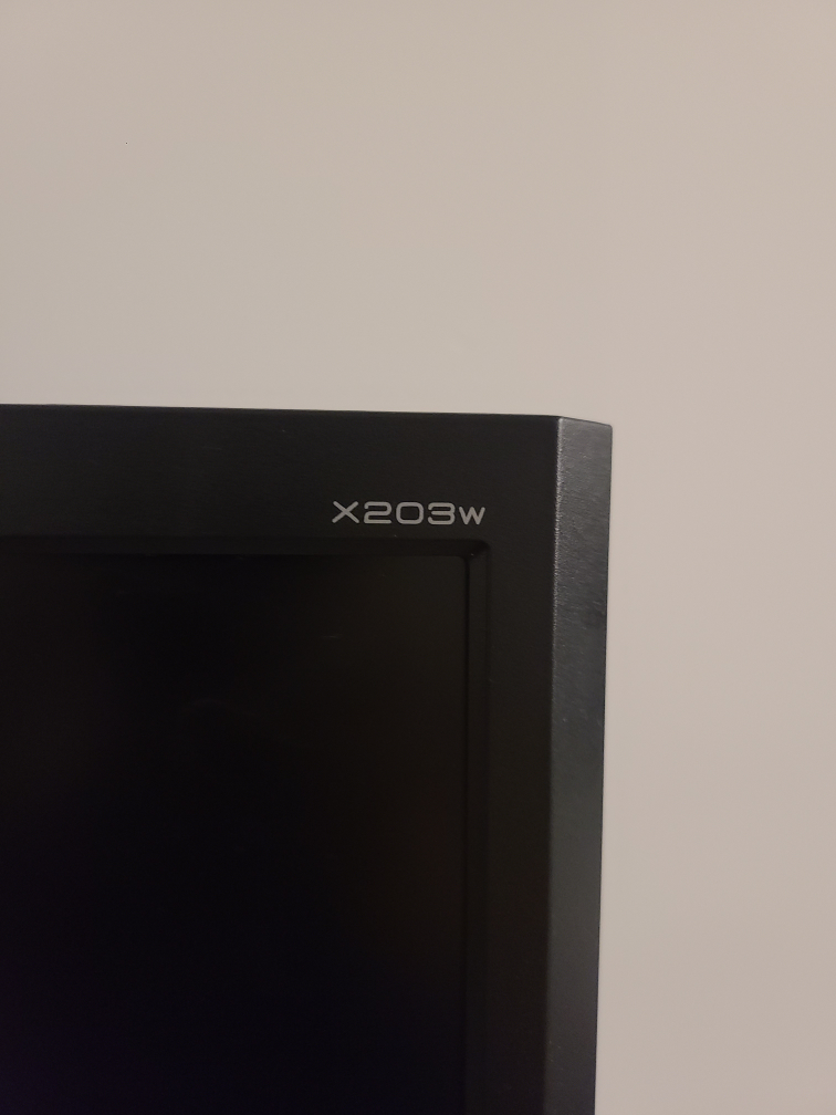 ACER X203w 20" Widescreen LCD Monitor image indicator(2)
