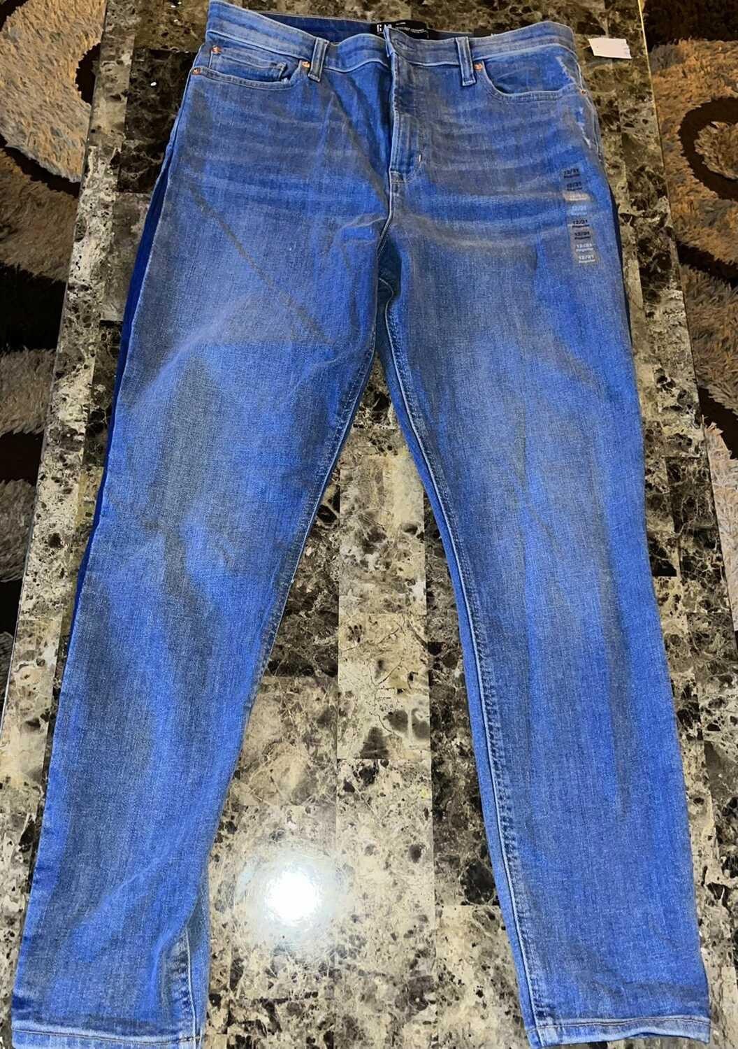GAP Women's High Rise Medium Blue Jeans - photo 5