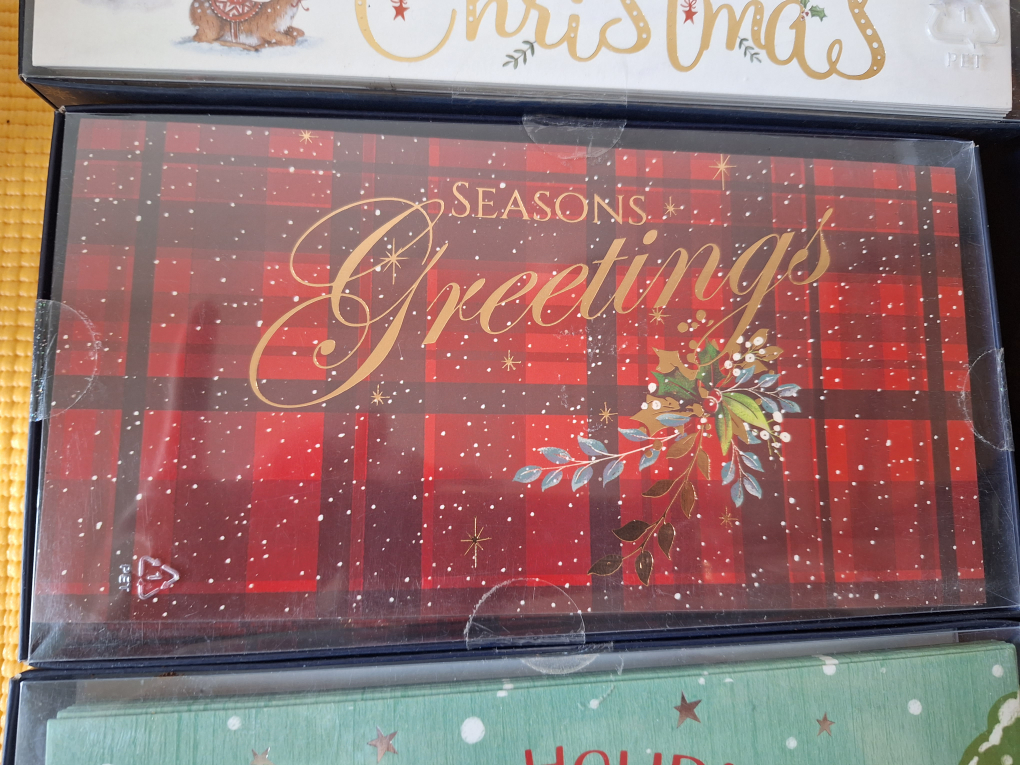 4 New Boxes of Christmas Cards 20 a Box Total 80 Cards - photo 3
