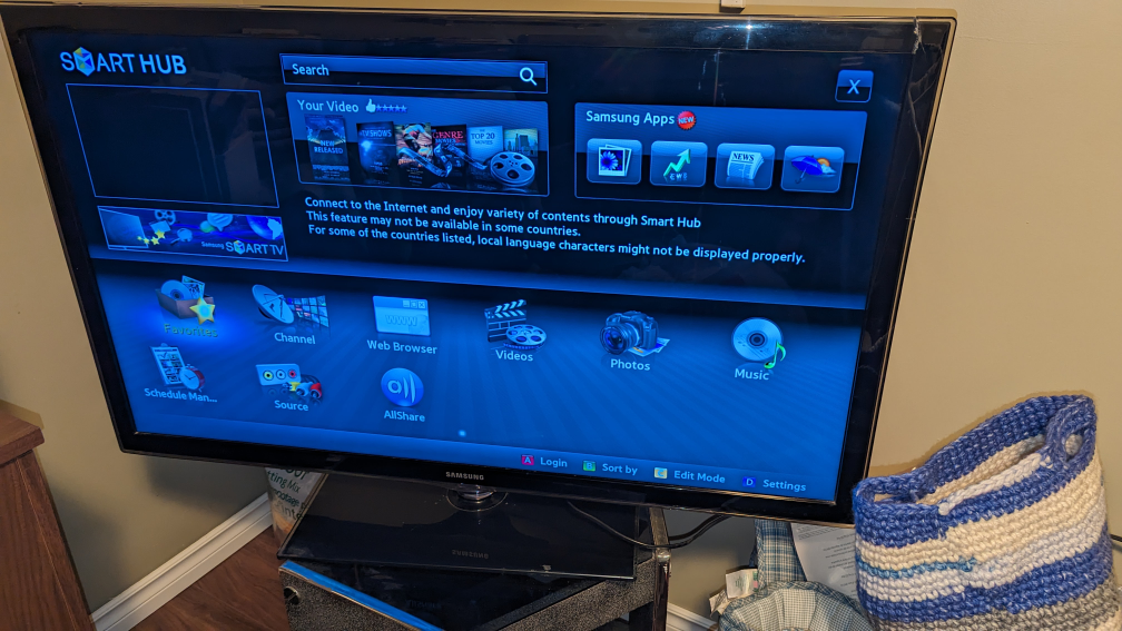 46" 1080p LED Samsung HD TV
