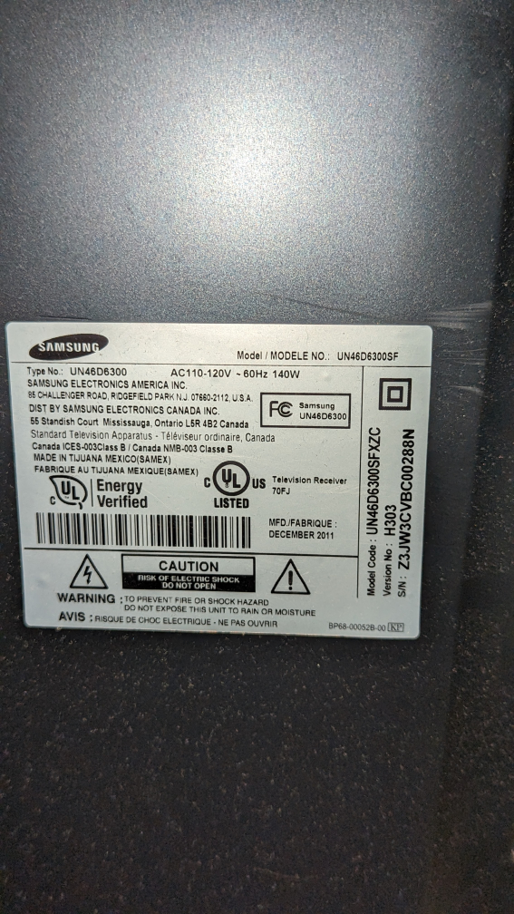 46" 1080p LED Samsung HD TV - photo 2