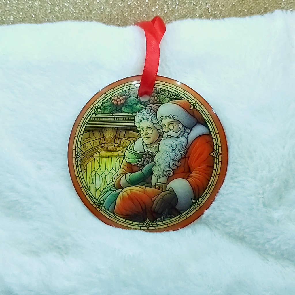 Beautiful & Durable Glass Christmas Ornaments (about 3 inches) - photo 2