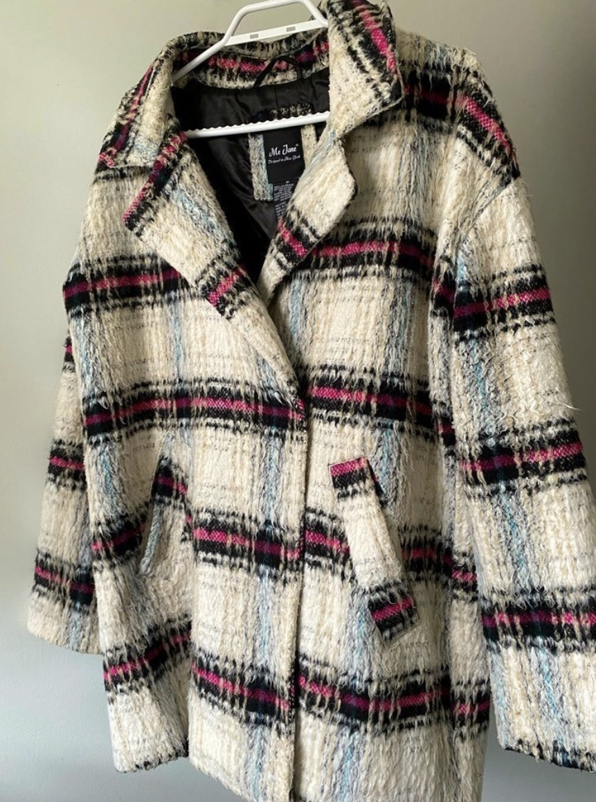 Me Jane New York wool blend coat sz M image indicator(3)