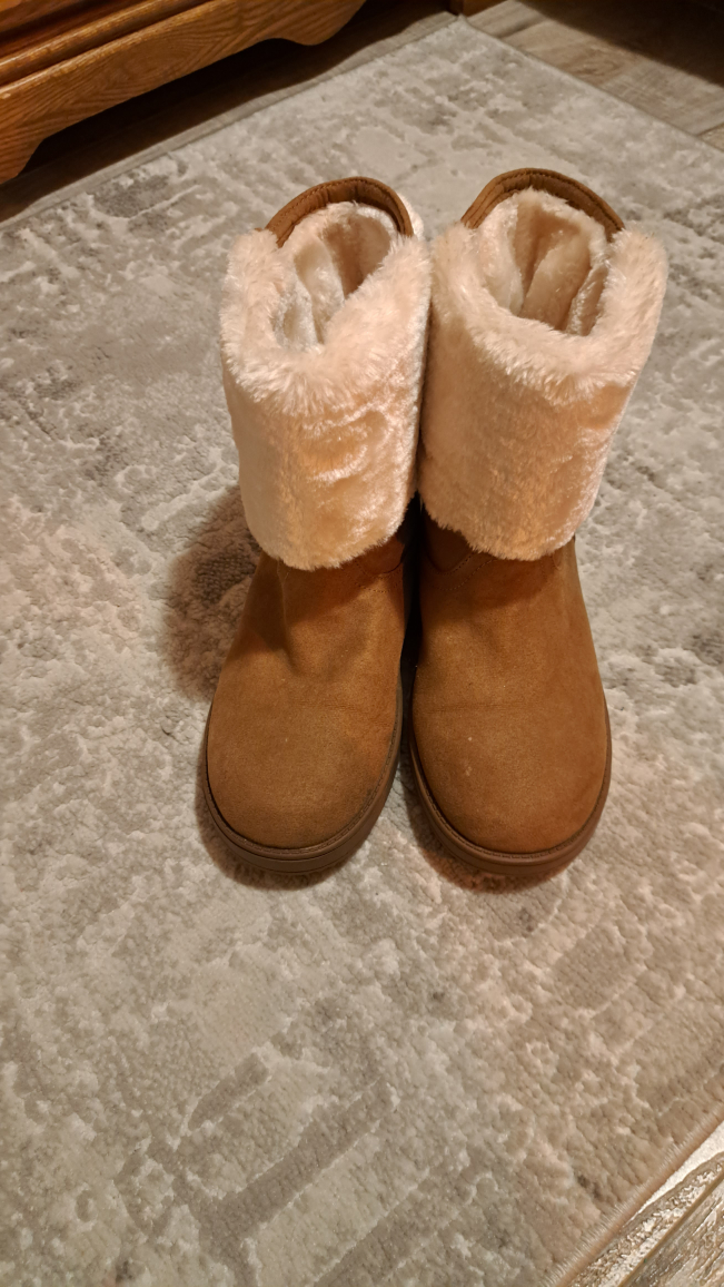 GBG Faux Suede Winter Ankle Boots