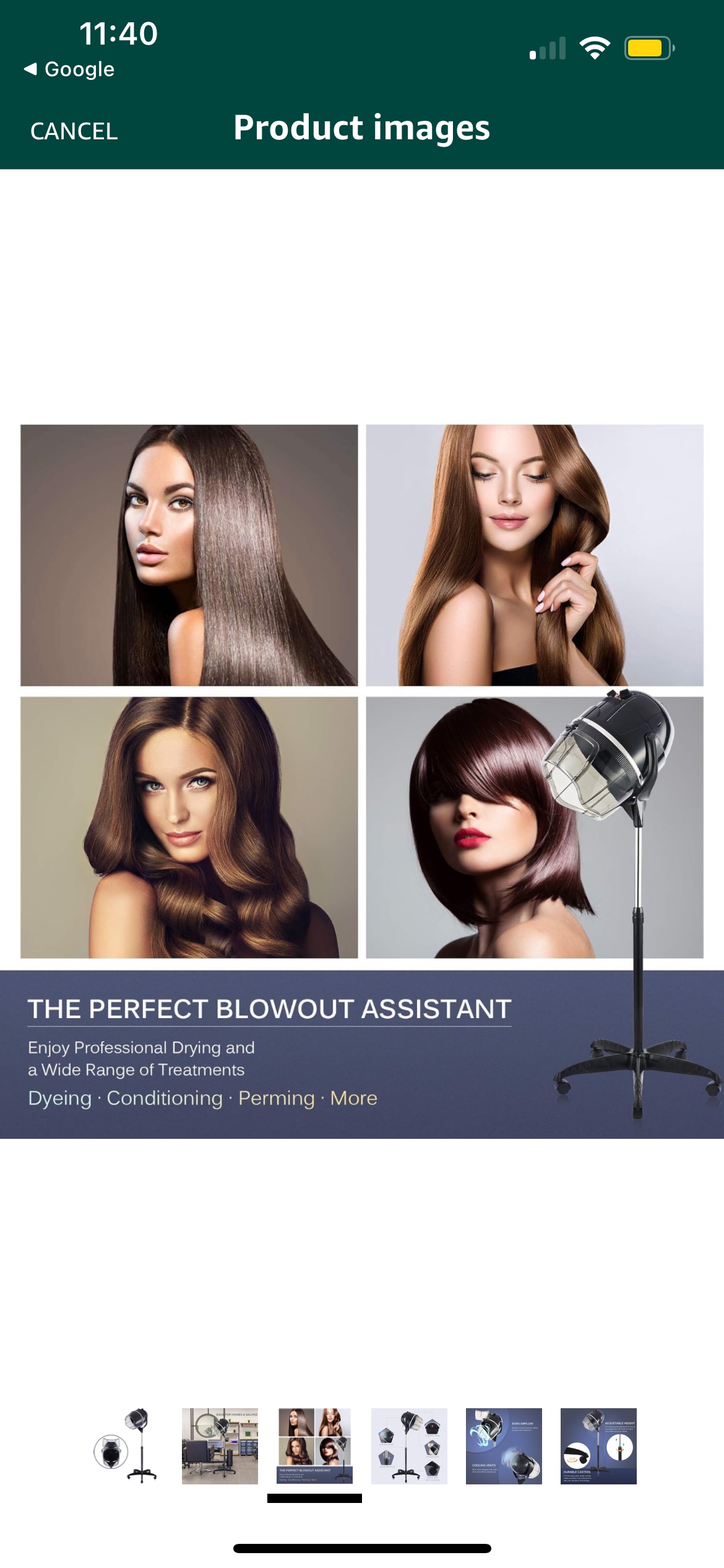 Brand new in box stand up hair dryer image indicator(3)