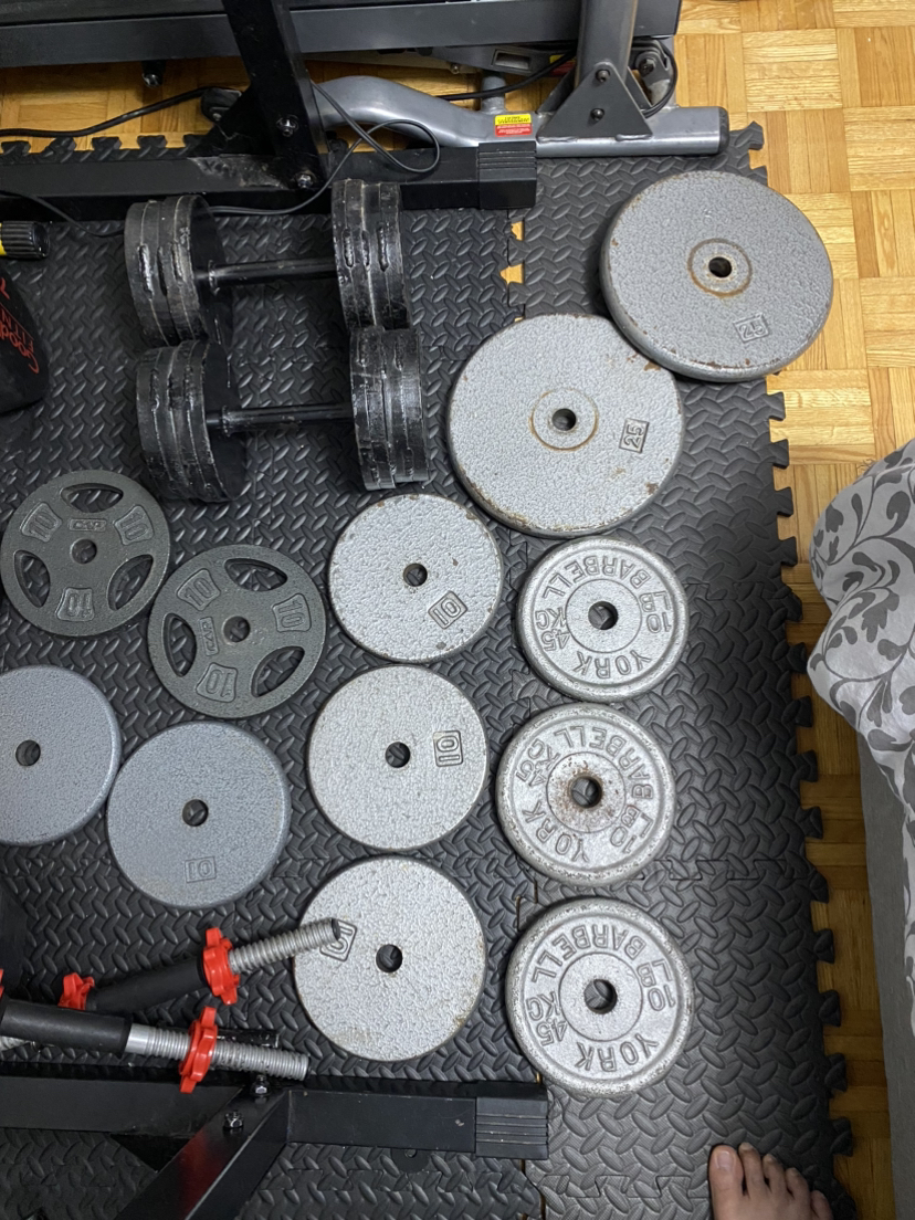 dumbell/weights/barbells - photo 2