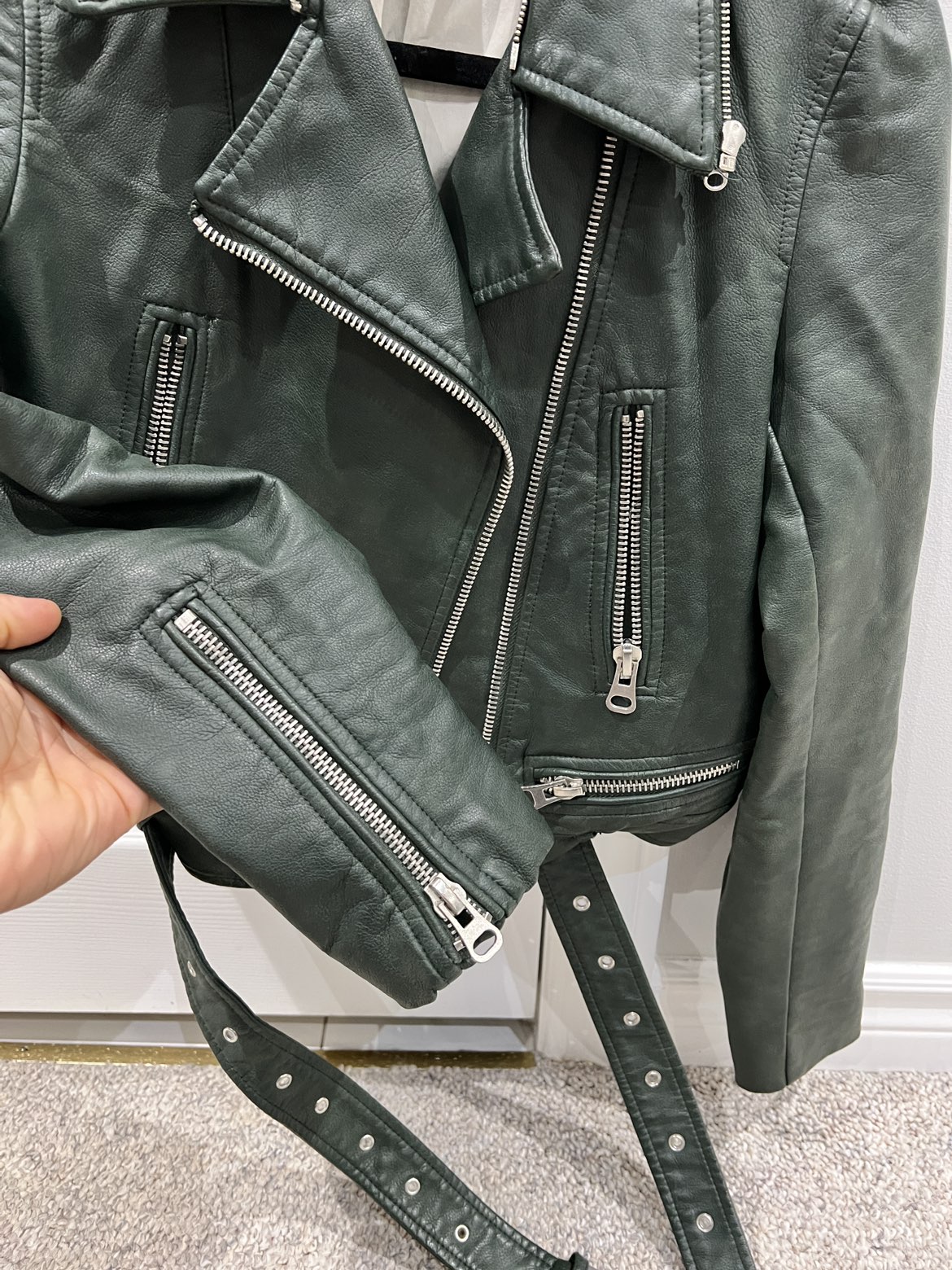 Zara women biker jacket size medium - photo 4