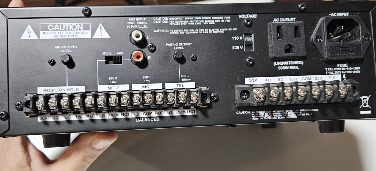 Pyle home 70v 25v PA Amplifier - photo 2