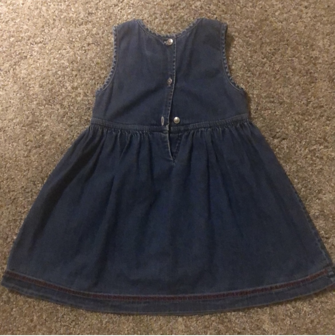 Gap toddler denim dress sz 4 image indicator(2)