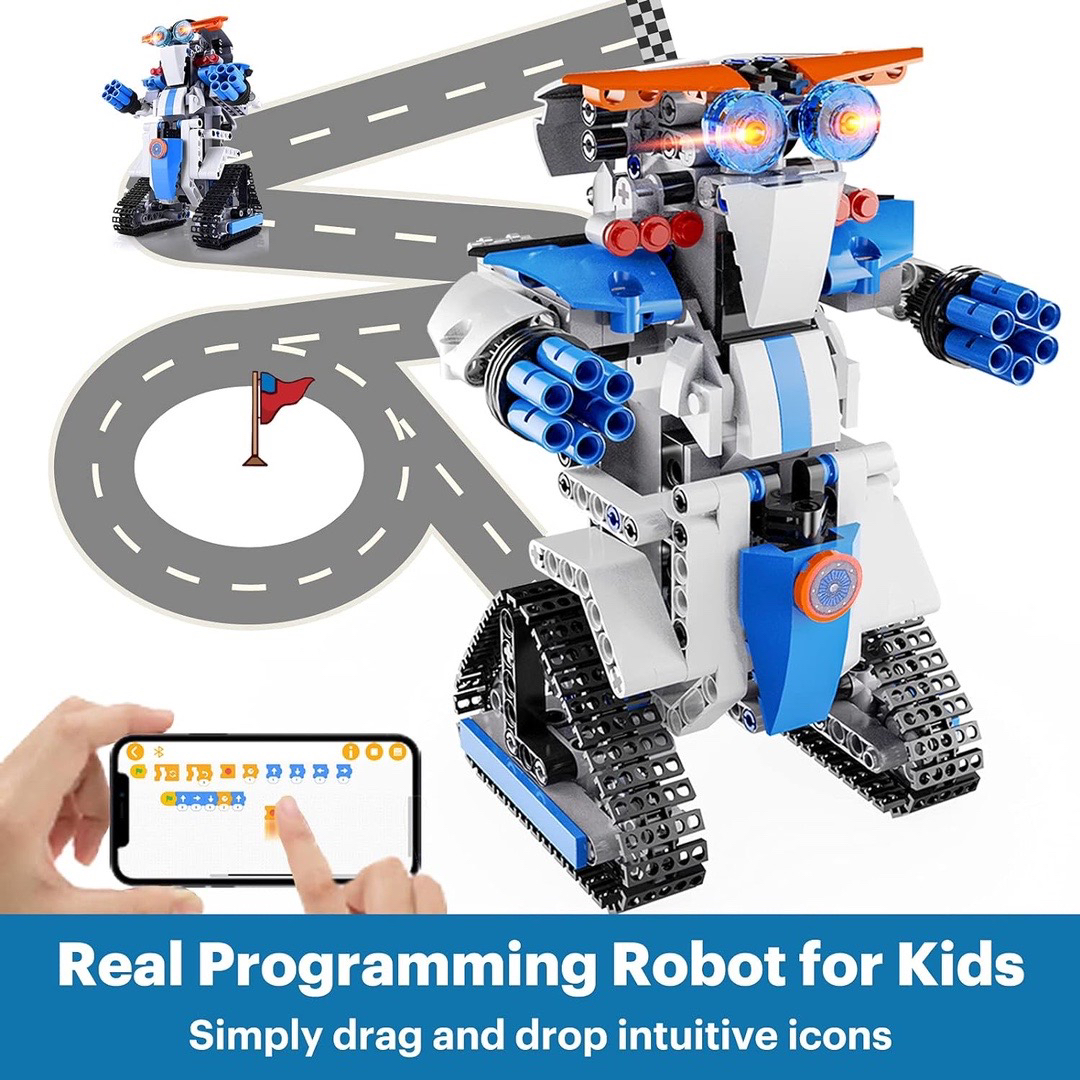 Robot building toys w/ remote control & APP programmable robots - photo 3