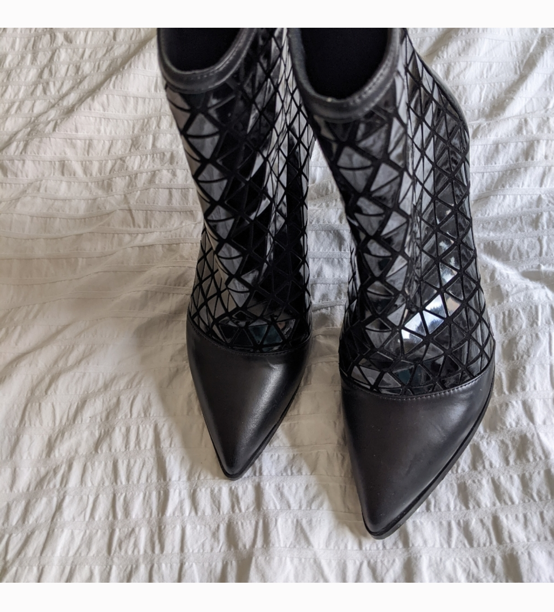 ✨🪩 Italian Made Stiletto Disco Boots 8/8.5 image indicator(3)