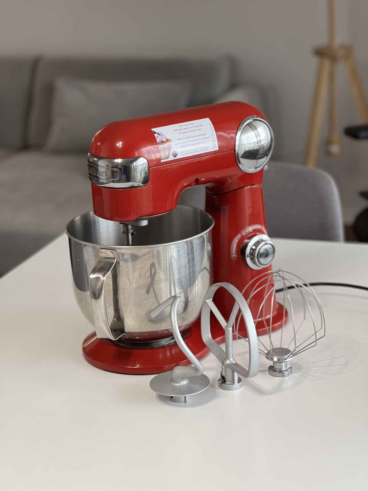Cuisinart Die Cast 5.5 quart (5.2L) Mixer with attachments - photo 2