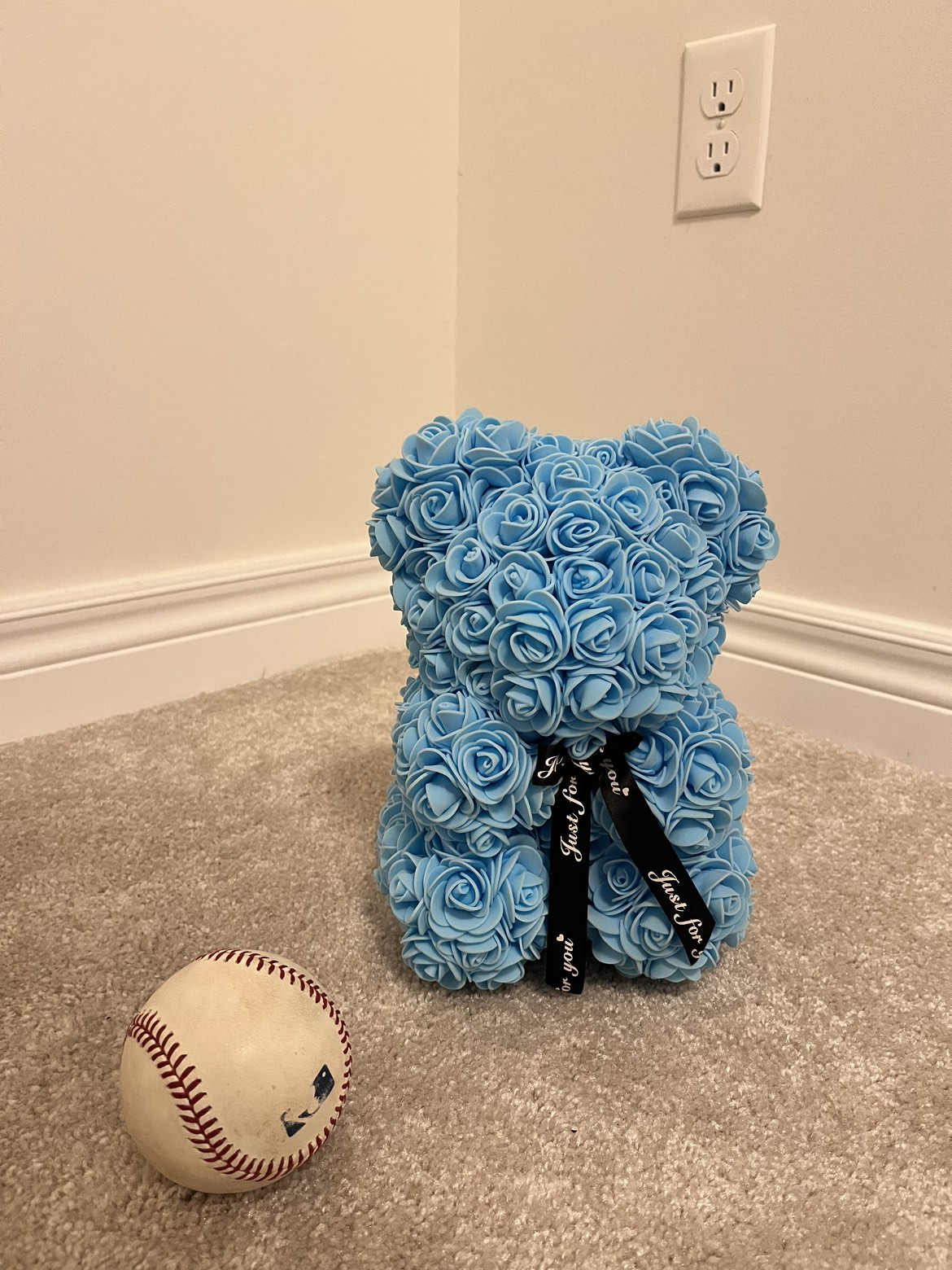 Medium floral teddy bear - photo 2