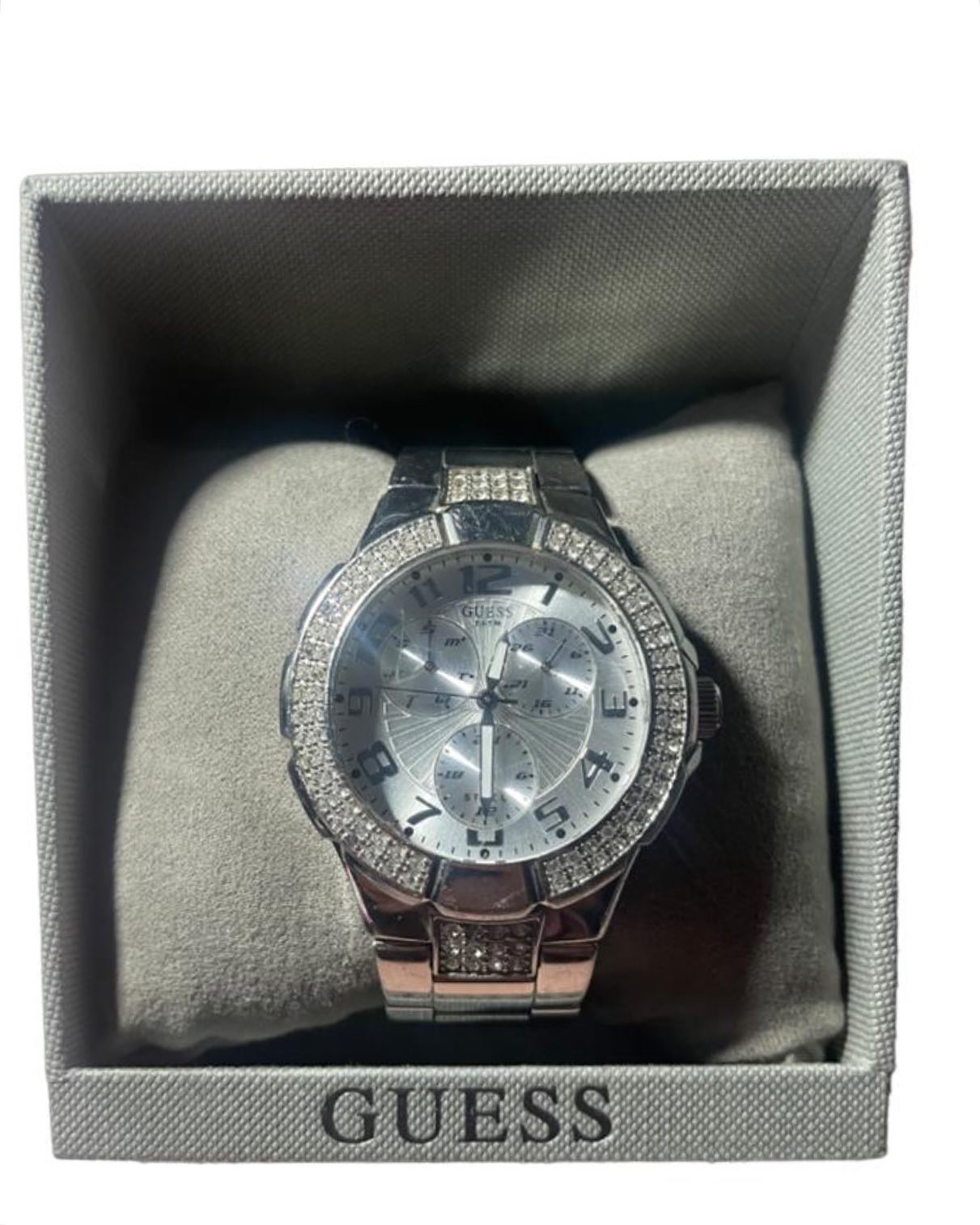 Guess silver watch