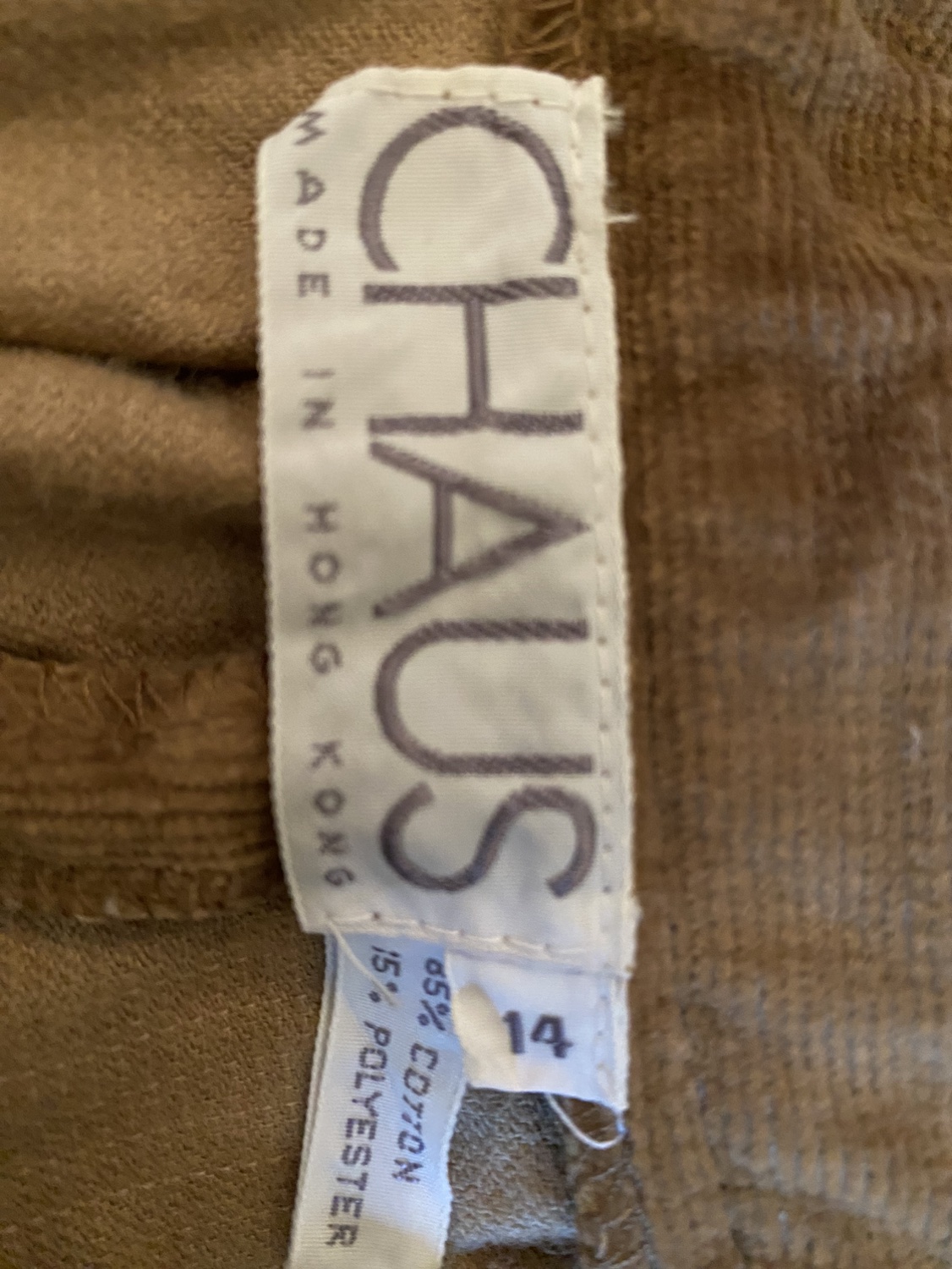 Vintage Caramel Corduroy Skirt image indicator(4)