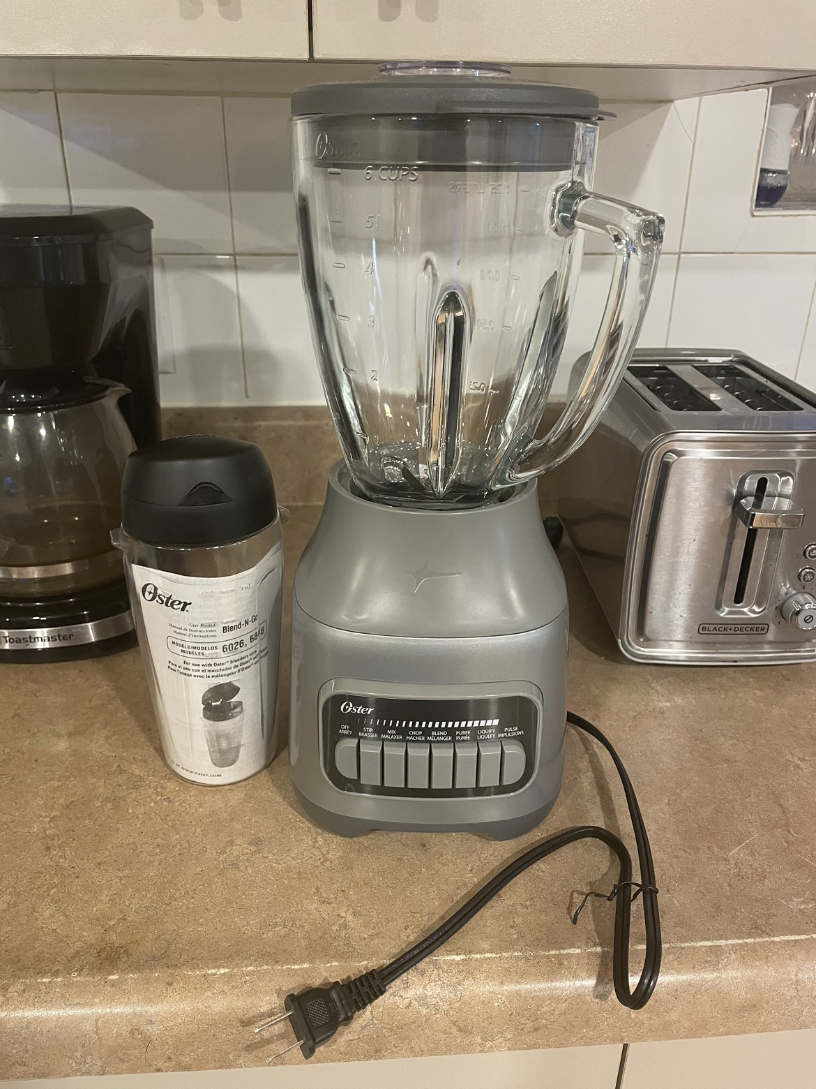Oster blender with to-go cup