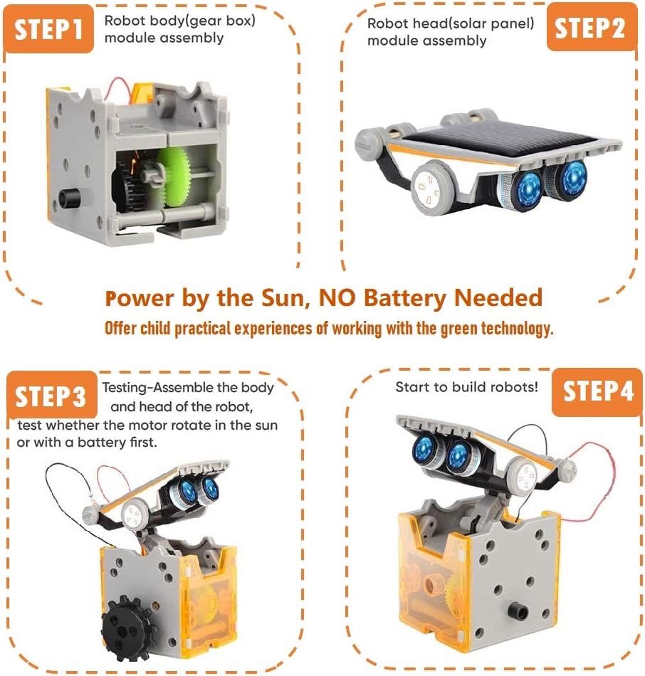 Brand new 190 pics solar robot kit - photo 3