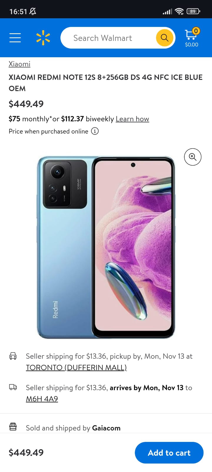 Redmi note 12s 8gb ram 256gb thumbnail
